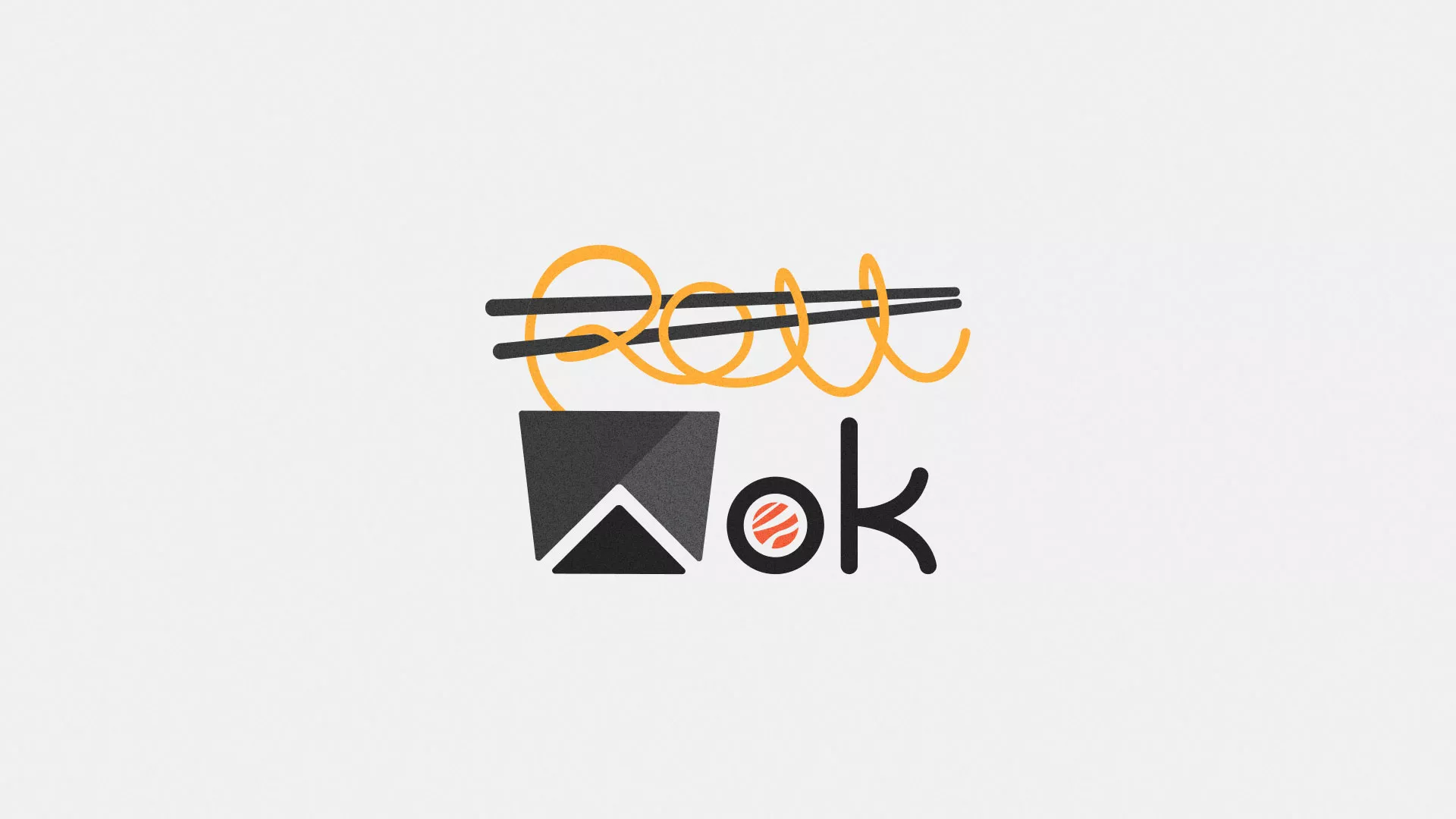 Разработка логотипа в Комсомольске для суши-бара «Roll Wok Club» Разработка логотипа в Комсомольске для суши-бара «Roll Wok Club»